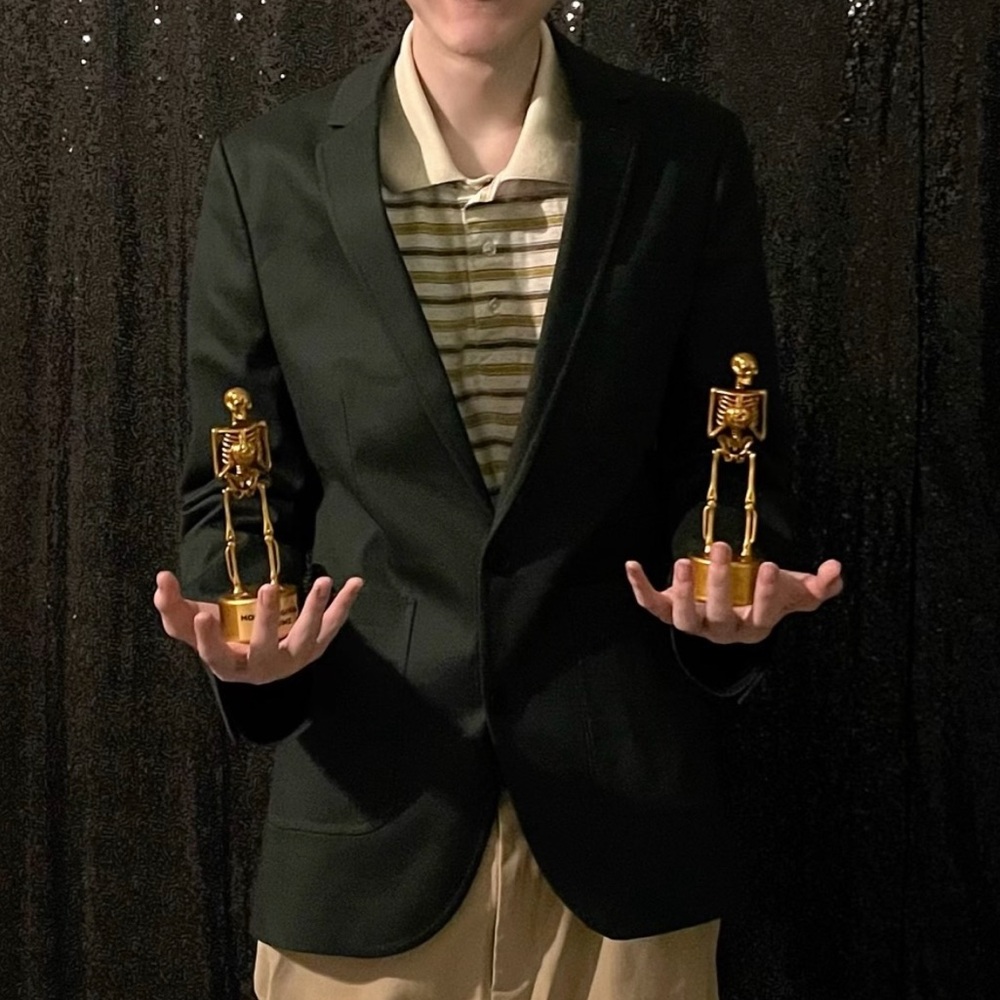 Dark Green Suit Jacket Size Small Rick Astley Costume Halloween Guy's Costume